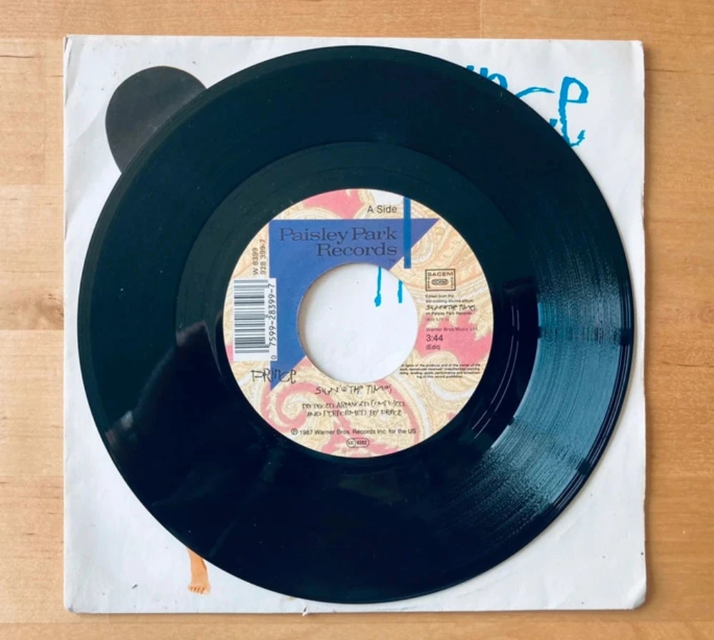 Disco de vinilo 45rpm Prince Sign’o the Times. – photo 2